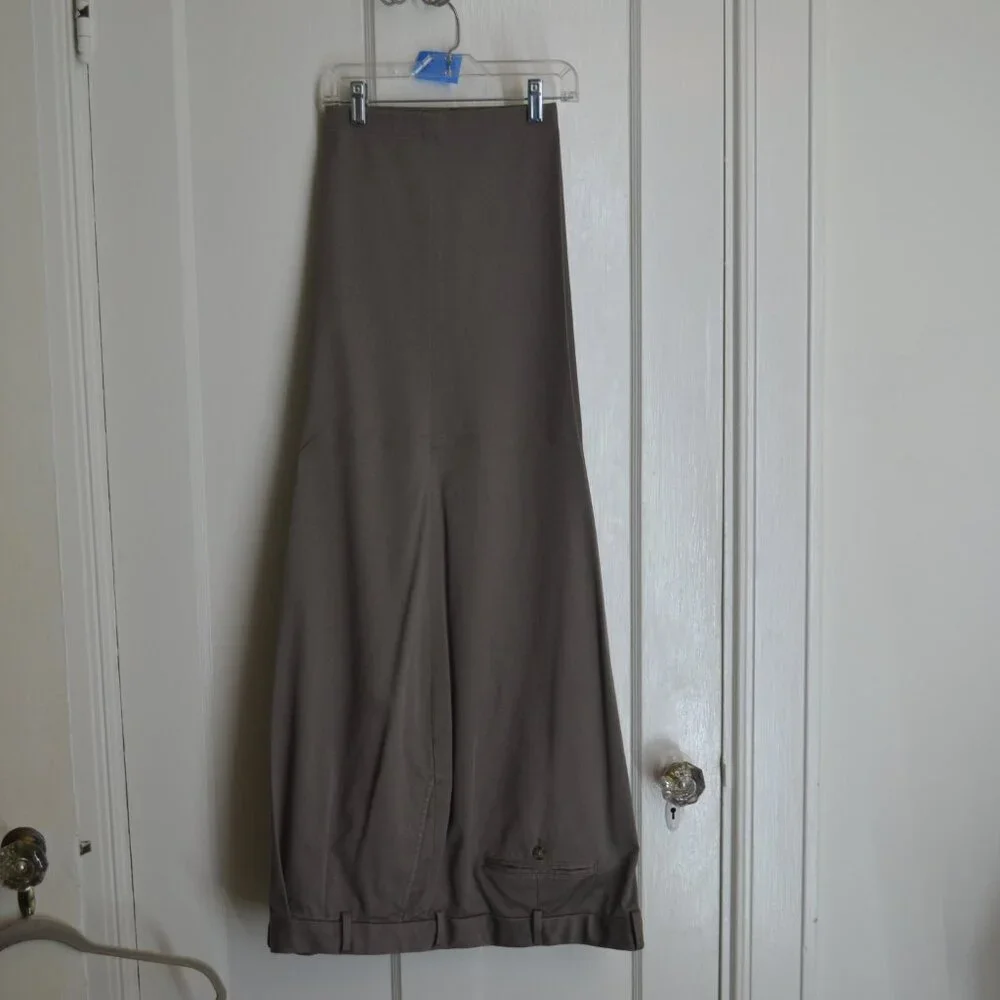 Paul Fredrick Men's Slacks - Size 52, Classic Fit, Taupe/Greige